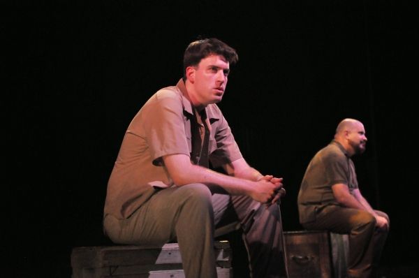 Mark Linehan as Lt. Cable and Peter S. Adams as Emile de  Becque Photo