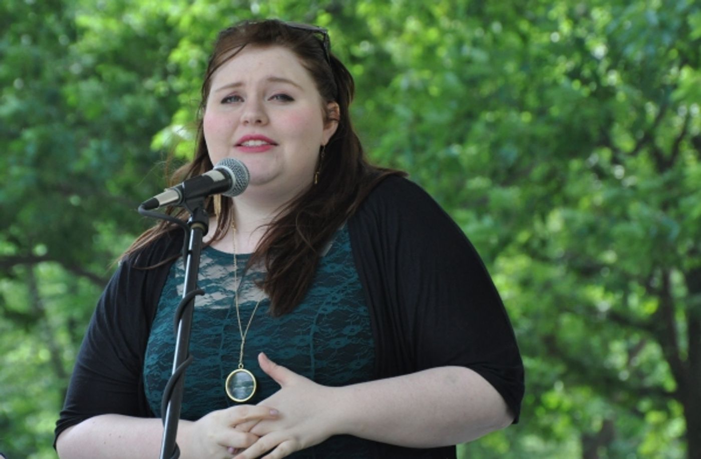 Photo Coverage: HEATHERS: THE MUSICAL Star Katie Ladner Joins the Fun at The Mississippi Picnic in Central Park  Image