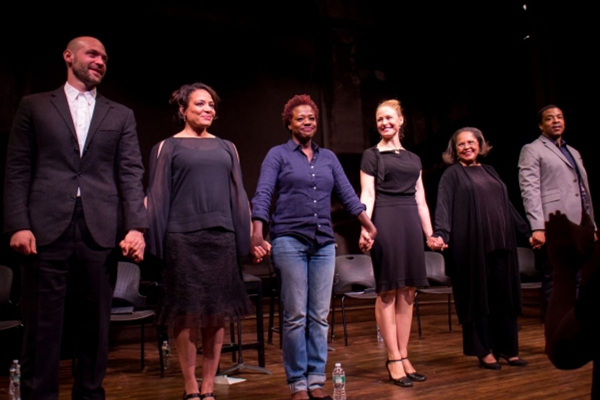 Corey Stoll, Lauren Velez, Viola Davis, Arija Bareikis, Lynda Gravatt, Russell Hornsby at 