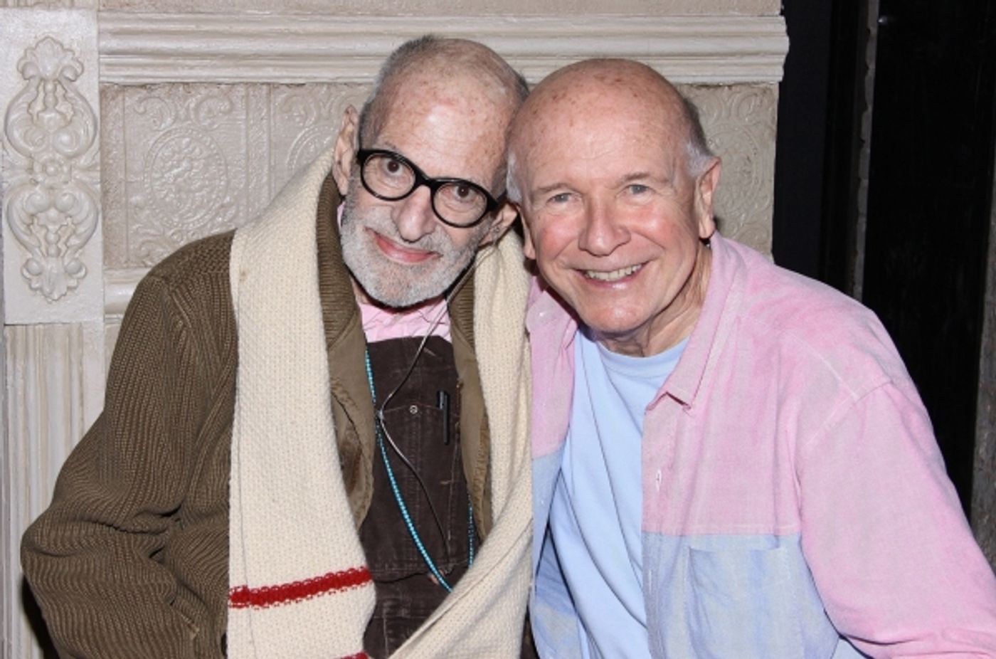 Photo Flash: Larry Kramer Vists Terrence McNally, Tyne Daly & Cast at MOTHERS AND SONS  Image