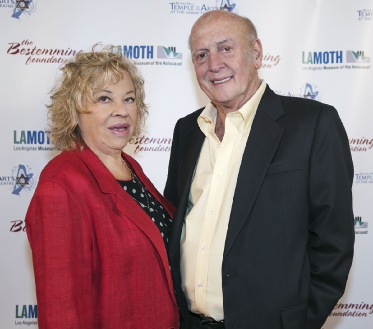 Corky Hale Stoller and Mike Stoller attending An International  Evening of Music and Remembrance celebrating the Voices of Holocaust Survivors  through a performance of Sharon FarberÃ¢â‚¬â„¢s Bestemming: Concerto for Cello, Orchestra   and Narration inspi at 