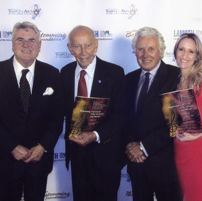 Richard Stellar, Sharon Farber and Curt Lowens at An  International Evening of Music  Photo