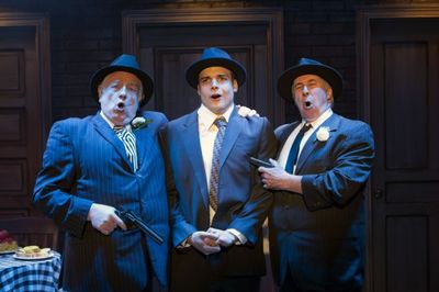 Fat Tony (Ed Dixon), Nick Cutter (Doug Carpenter) and Gino (Christopher Bloch) sing ® Photo