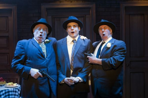 Fat Tony (Ed Dixon), Nick Cutter (Doug Carpenter) and Gino (Christopher Bloch) sing  Photo