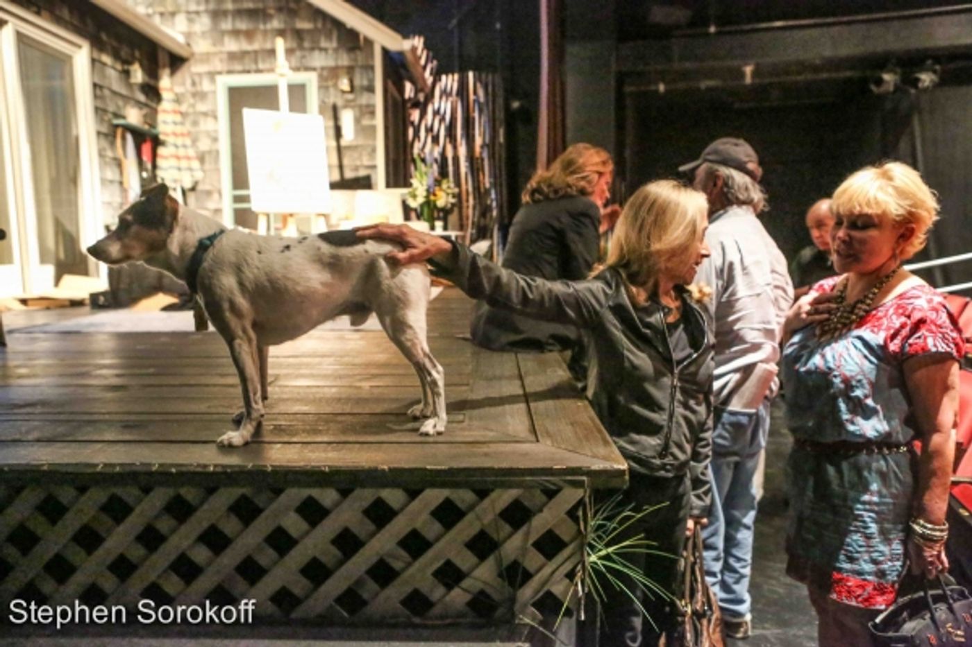 Photo Coverage: Steve Bakunas Paints Linda Lavin in  PORTRAIT OF AN ARTIST  Image