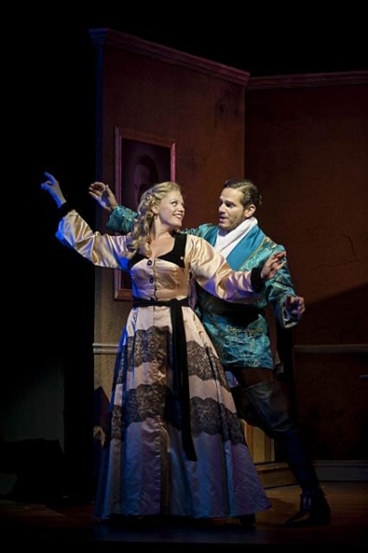 Elizabeth Stanley and Paul Anthony Stewart at 