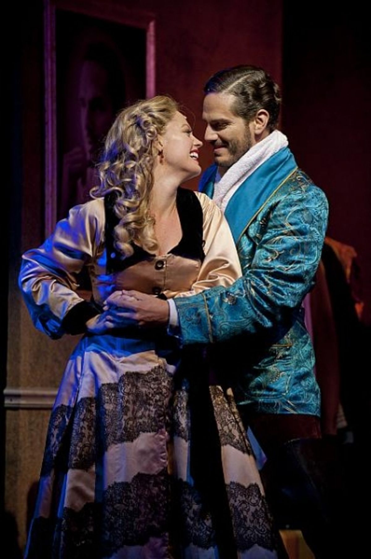 Elizabeth Stanley and Paul Anthony Stewart at 