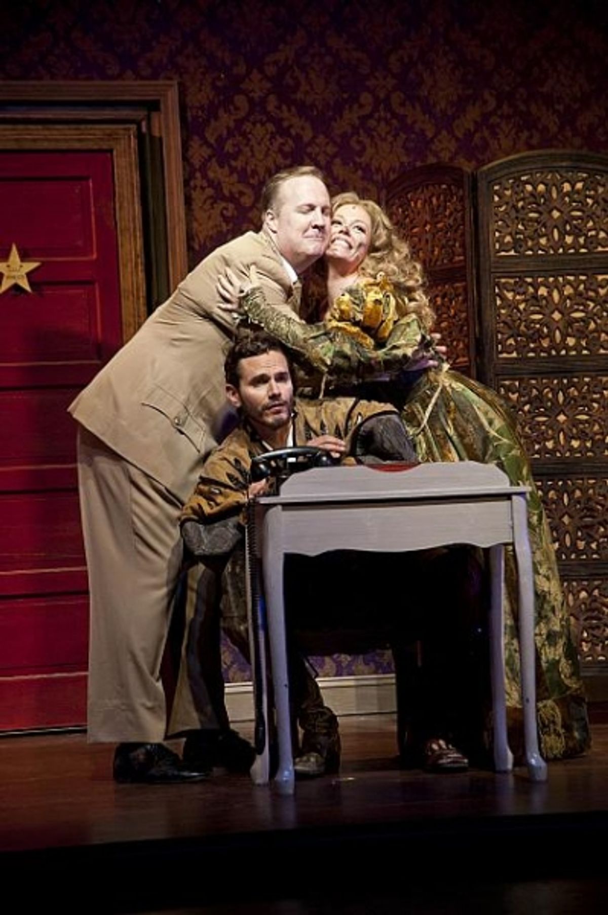 Fred Inkley, Elizabeth Stanley and Paul Anthony Stewart at 