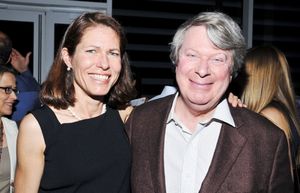 Paige Evans and Andre Bishop @ BroadwayWorld Paige Evans and Andre Bishop Photo