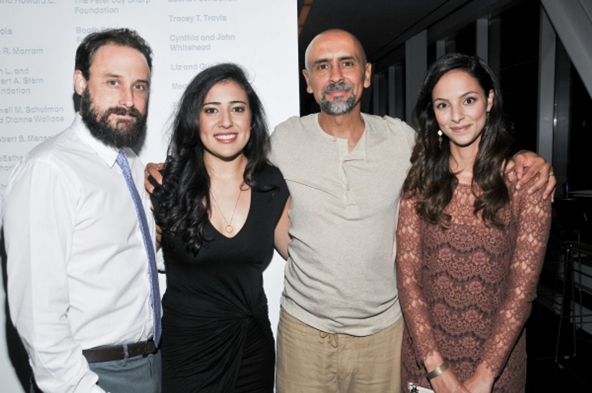 Company members Greg Keller, Nadine Malouf, Bernard White and Tala Ashe  at 