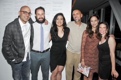 Playwright Ayad Akhtar, director Kimberly Senior and cast Photo