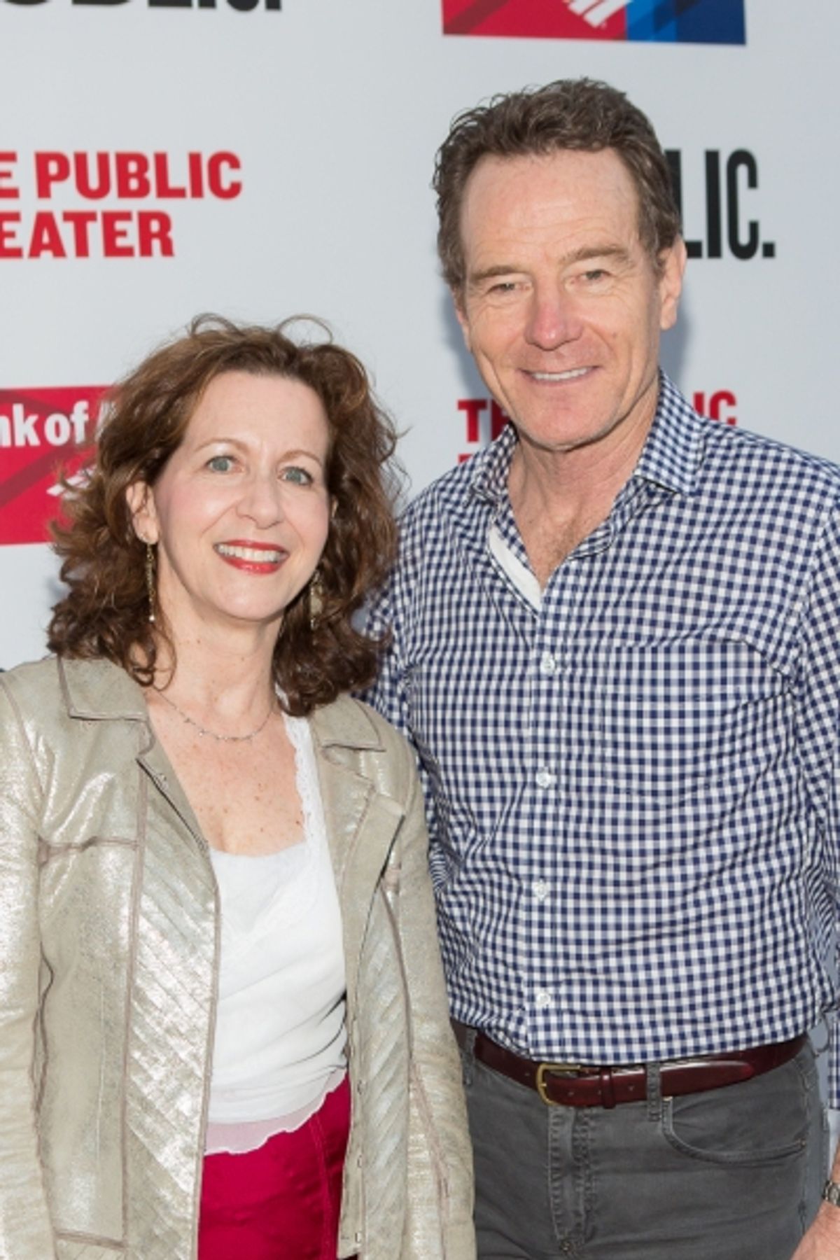 Betsy Aidem and Bryan Cranston at 