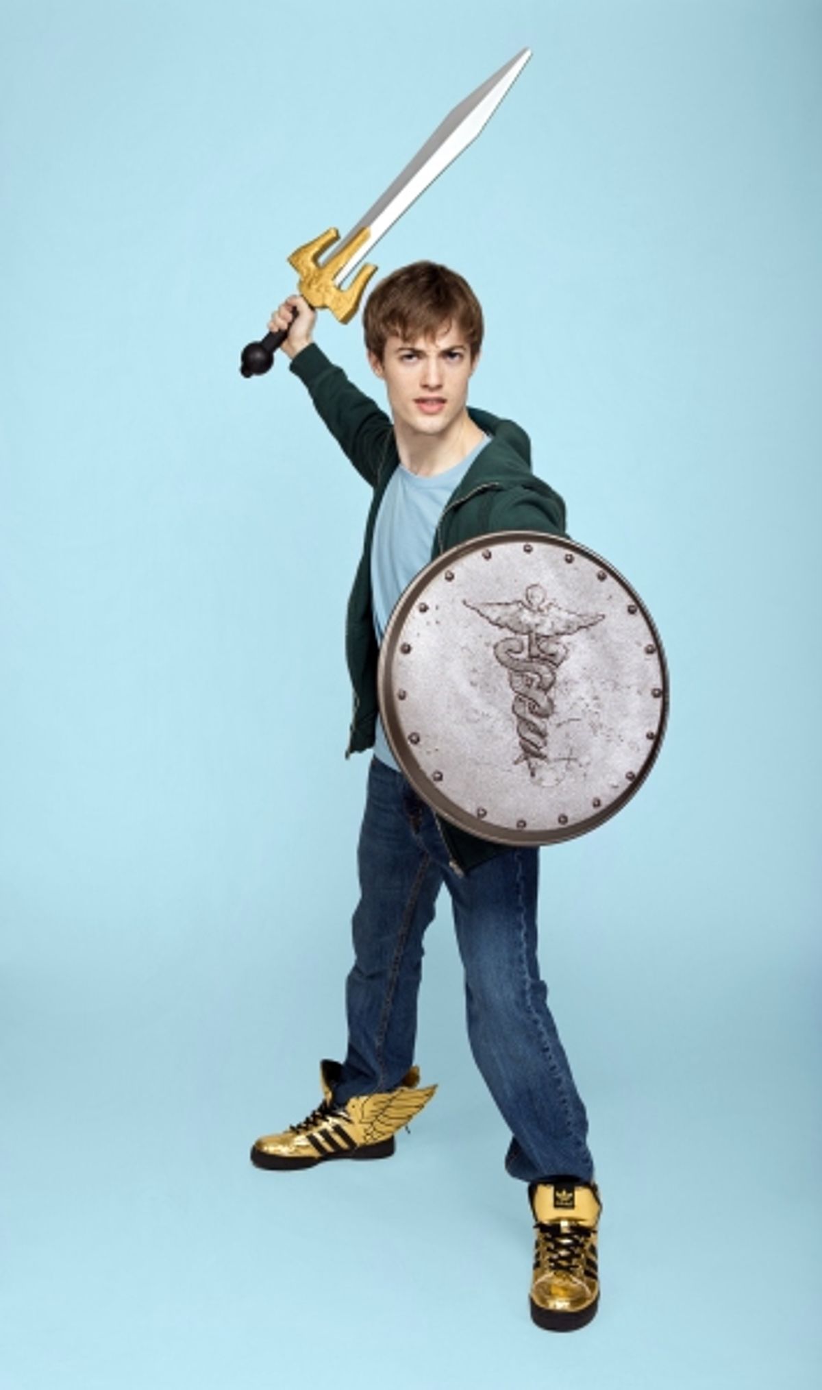 Eric Meyers as Percy Jackson at 