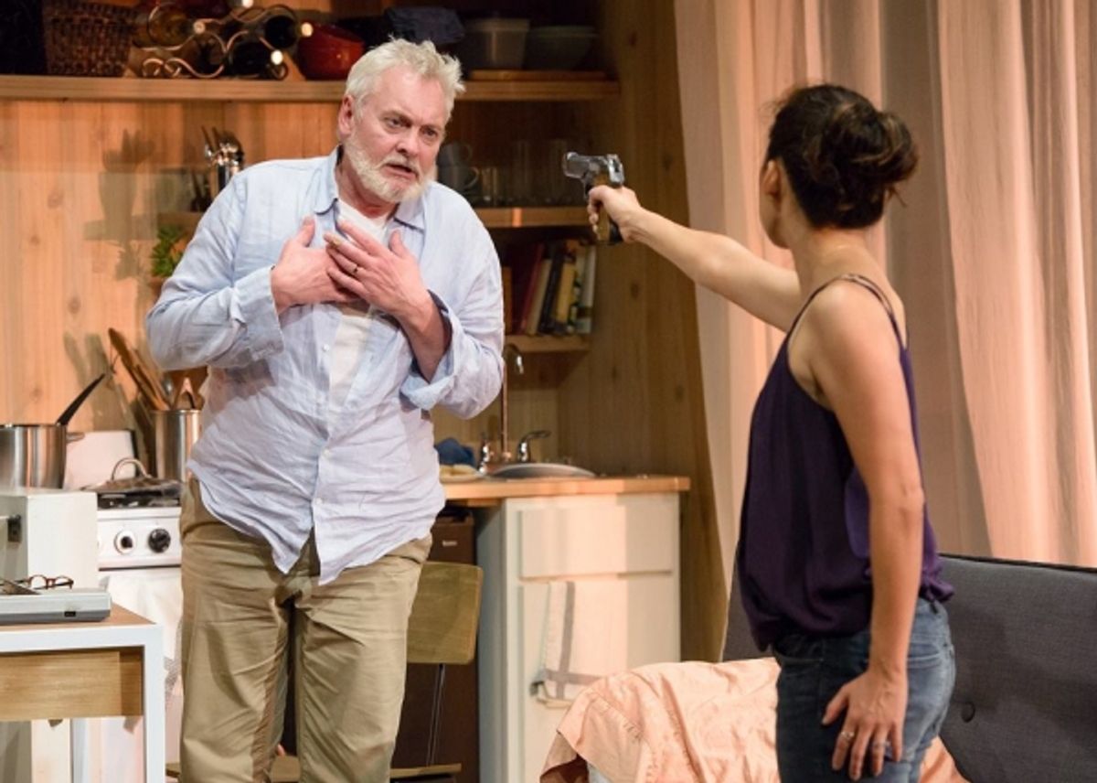 John Judd and Sandra Oh at 