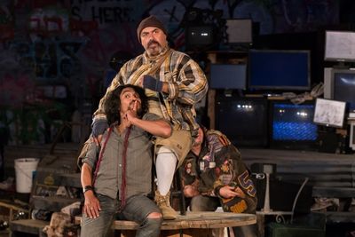Herbert Siguenza as Fausto (above) and Lakin Valdez as El Henry Photo