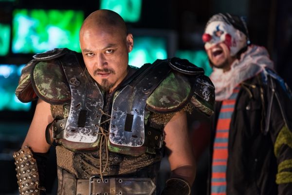 Kinan Valdez (left) as El Bravo and Robert Milz as Locos R Us Photo