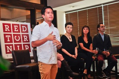 Topper Fabregas, Cris Villonco, Ana Abad Santos, Rem Zamora Photo