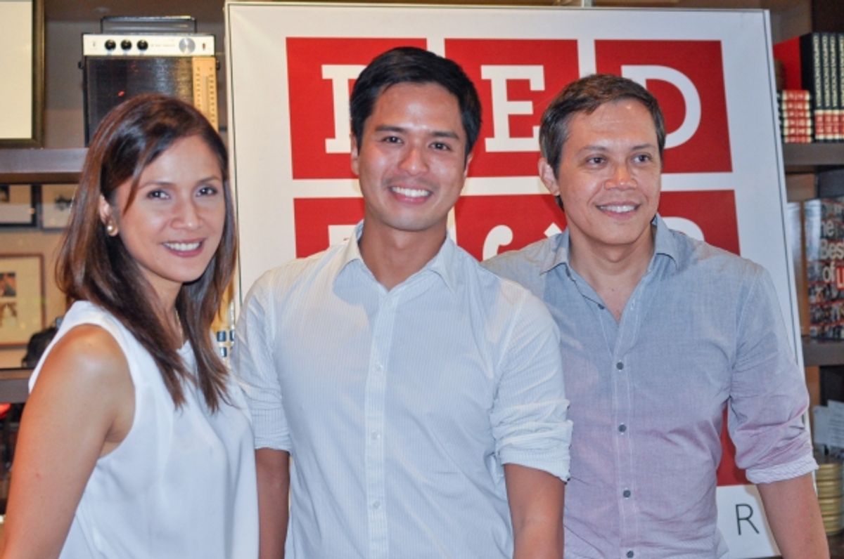 Agot Isidro, Topper Fabregas, Michael Williams at 
