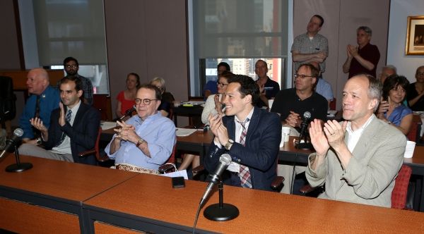 AEA''s David Westphal, Marc Bruni, Paul Blake, Mike Posner, Douglas McGrath and AEA s Photo