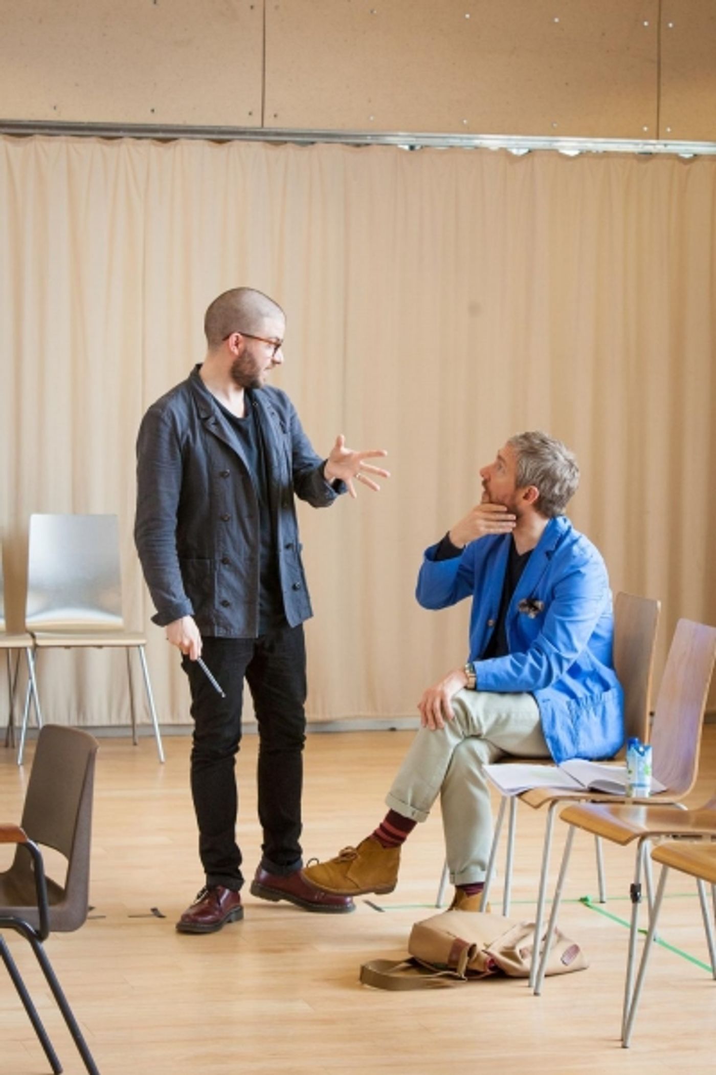 Photo Flash: Rehearsal Photos for RICHARD III Starring Martin Freeman, July 1 to Sept 27 Photo Flash: Rehearsal Photos for RICHARD III Starring Martin Freeman, July 1 to Sept 27 Image