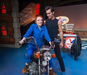 Kailey Prior as Natalie and Andrew Conners as Chad perform ''Follow That Dream'' in C Photo