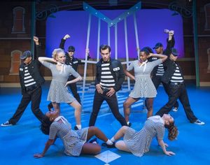Andrew Conners as Chad and the cast perform ''Jailhouse Rock'' in Cortland Repertory Theatre''s ''All Shook Up''. @ BroadwayWorld Andrew Conners as Chad and the cast perform ''Jailhouse Rock'' in Cortland Repertory Photo