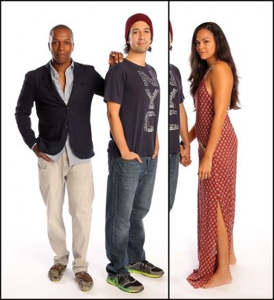 Leslie Odom Jr., Lin-Manuel Miranda and Karen Olivo Photo