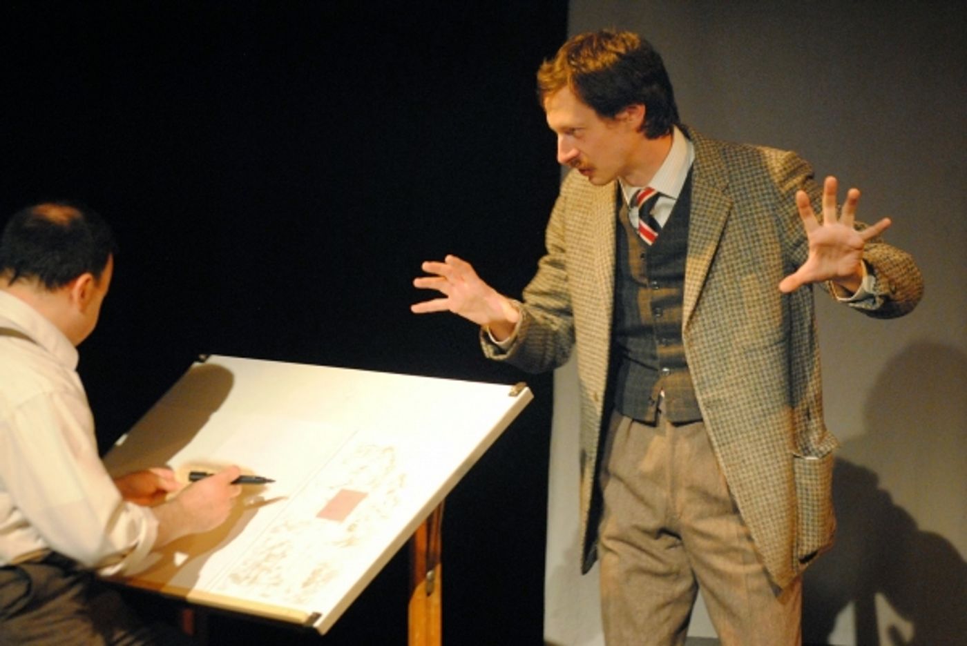 Photo Flash: Sneak Peek at Steven Rattazzi and More in Rehearsal for KING KIRBY at the Brick  Image