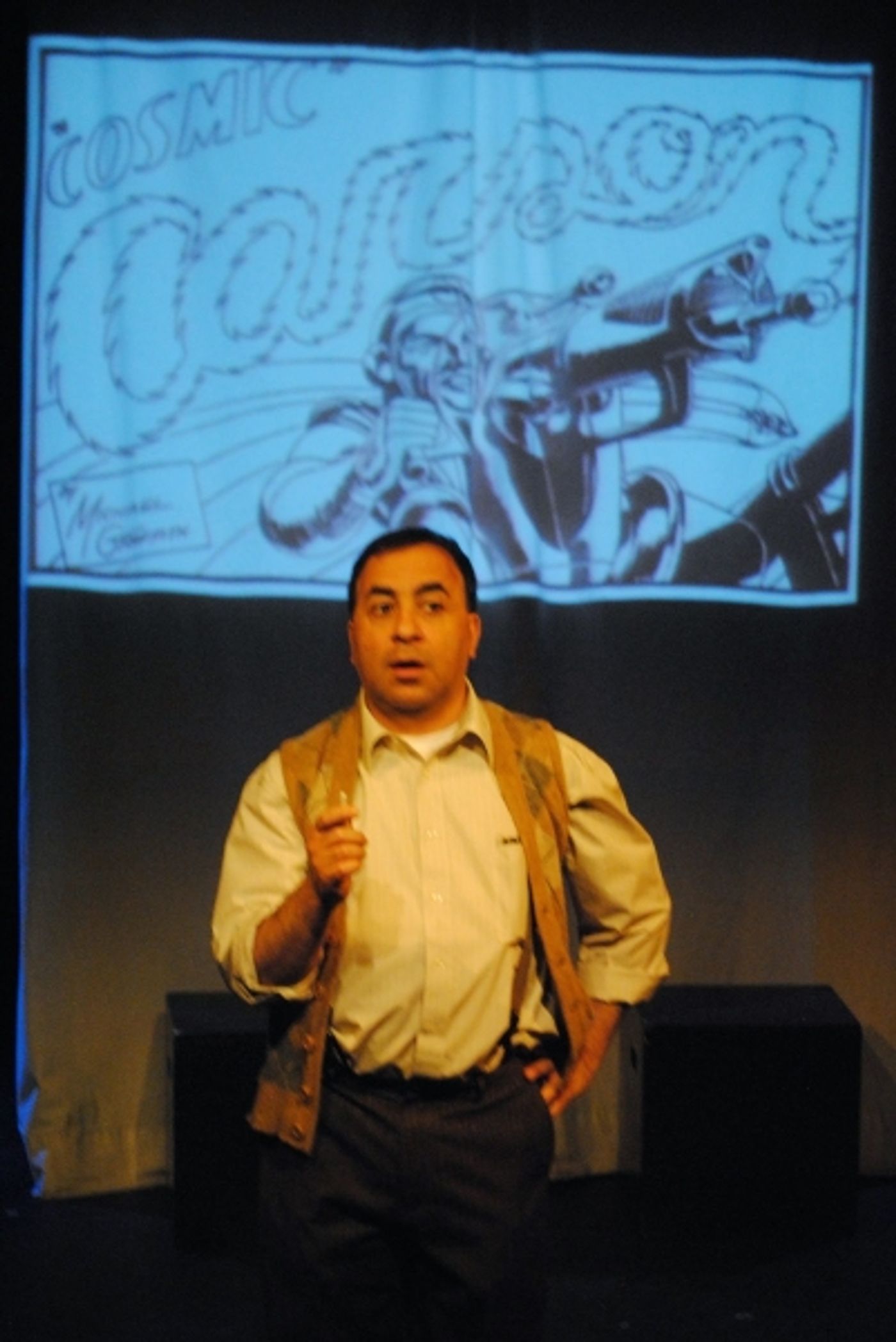 Photo Flash: Sneak Peek at Steven Rattazzi and More in Rehearsal for KING KIRBY at the Brick  Image