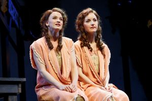 Emily Padgett as Daisy Hilton and Erin Davie as Violet Hilton Photo