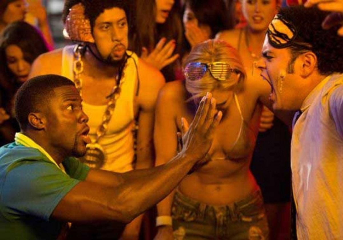 Kevin Hart and Josh Gad at 