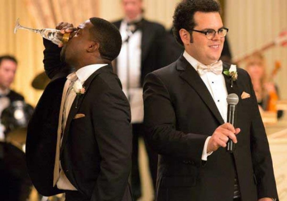 Kevin Hart and Josh Gad at 