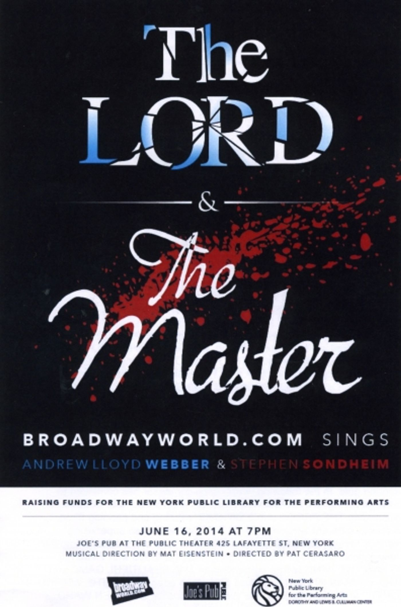 Photo Coverage: Spotlight on BroadwayWorld's THE LORD AND THE MASTER- The Men! Image