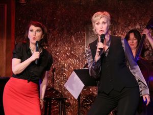Kate Flannery and Jane Lynch @ BroadwayWorld Kate Flannery and Jane Lynch Photo