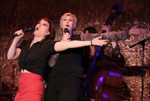 Kate Flannery and Jane Lynch @ BroadwayWorld Kate Flannery and Jane Lynch Photo