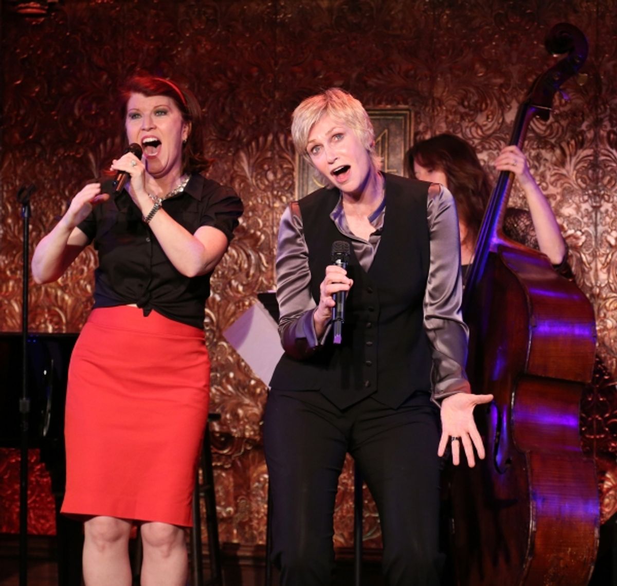 Kate Flannery and Jane Lynch  at 