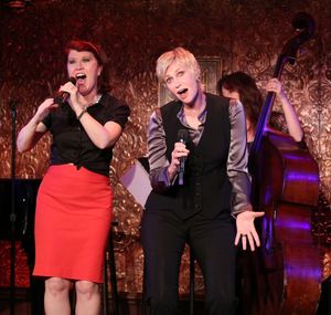Kate Flannery and Jane Lynch @ BroadwayWorld Kate Flannery and Jane Lynch Photo