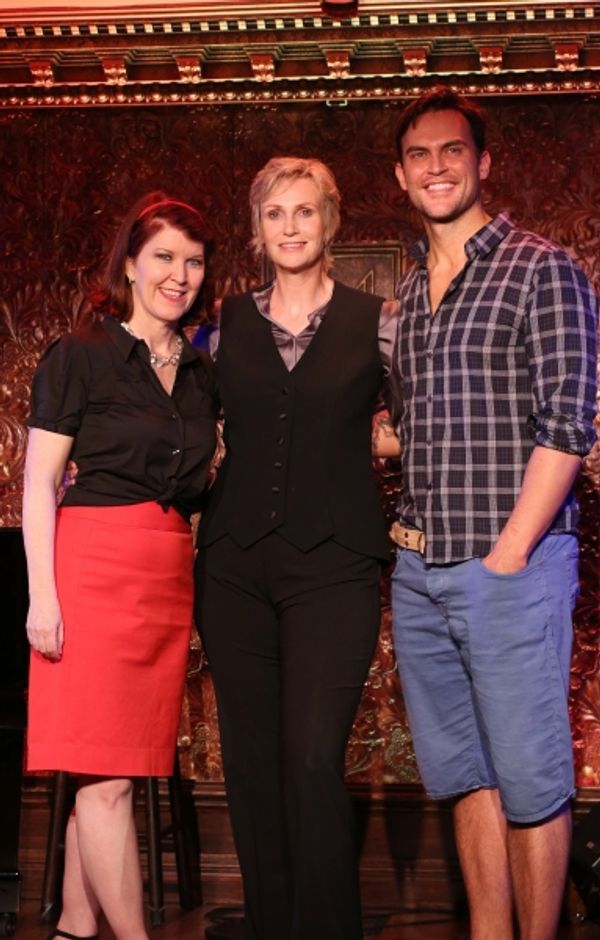 Kate Flannery, Jane Lynch, and Cheyenne Jackson  Photo