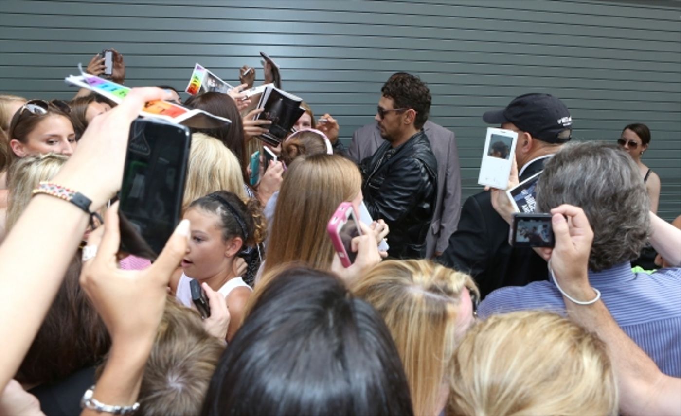 Photo Coverage: James Franco Greets Fans at OF MICE AND MEN Stage Door  Image
