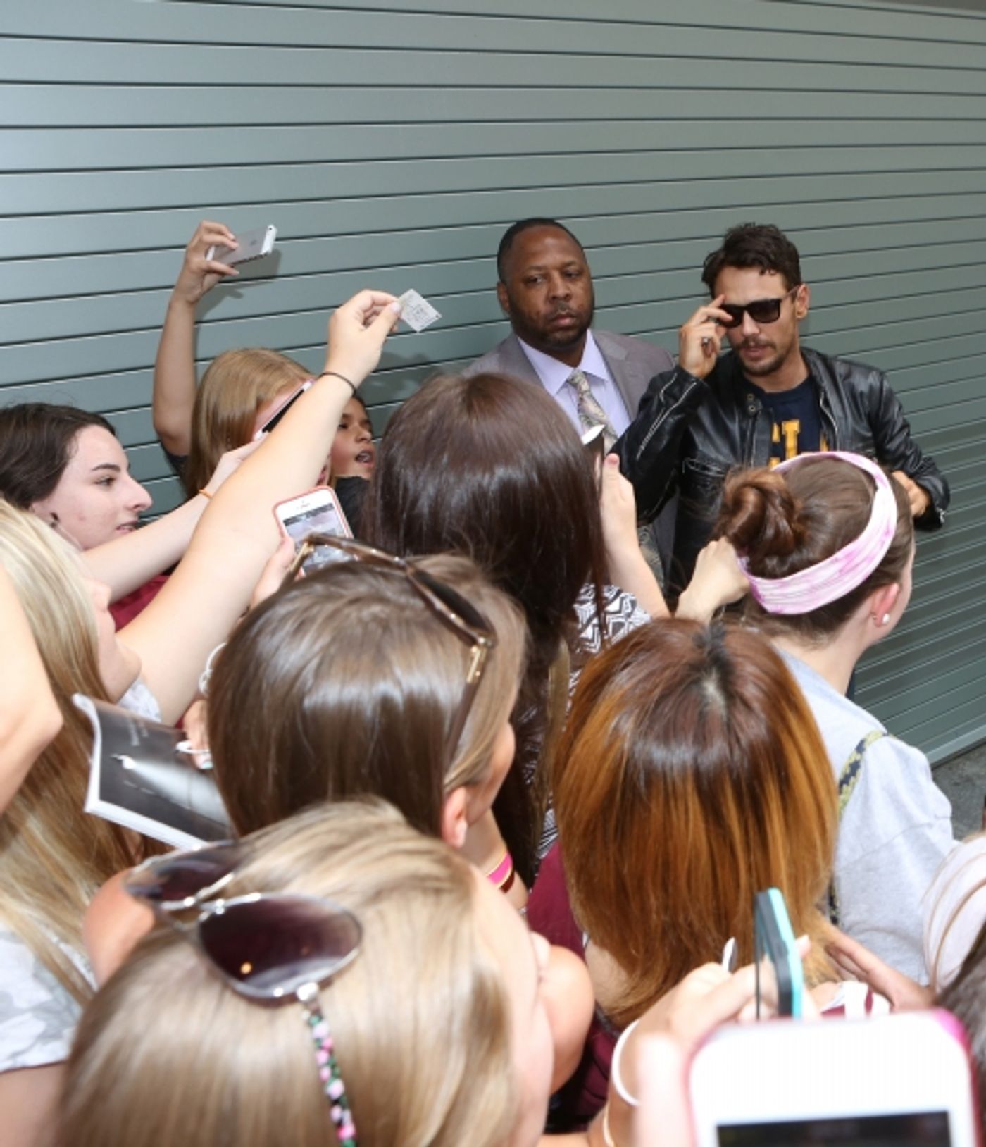 Photo Coverage: James Franco Greets Fans at OF MICE AND MEN Stage Door  Image
