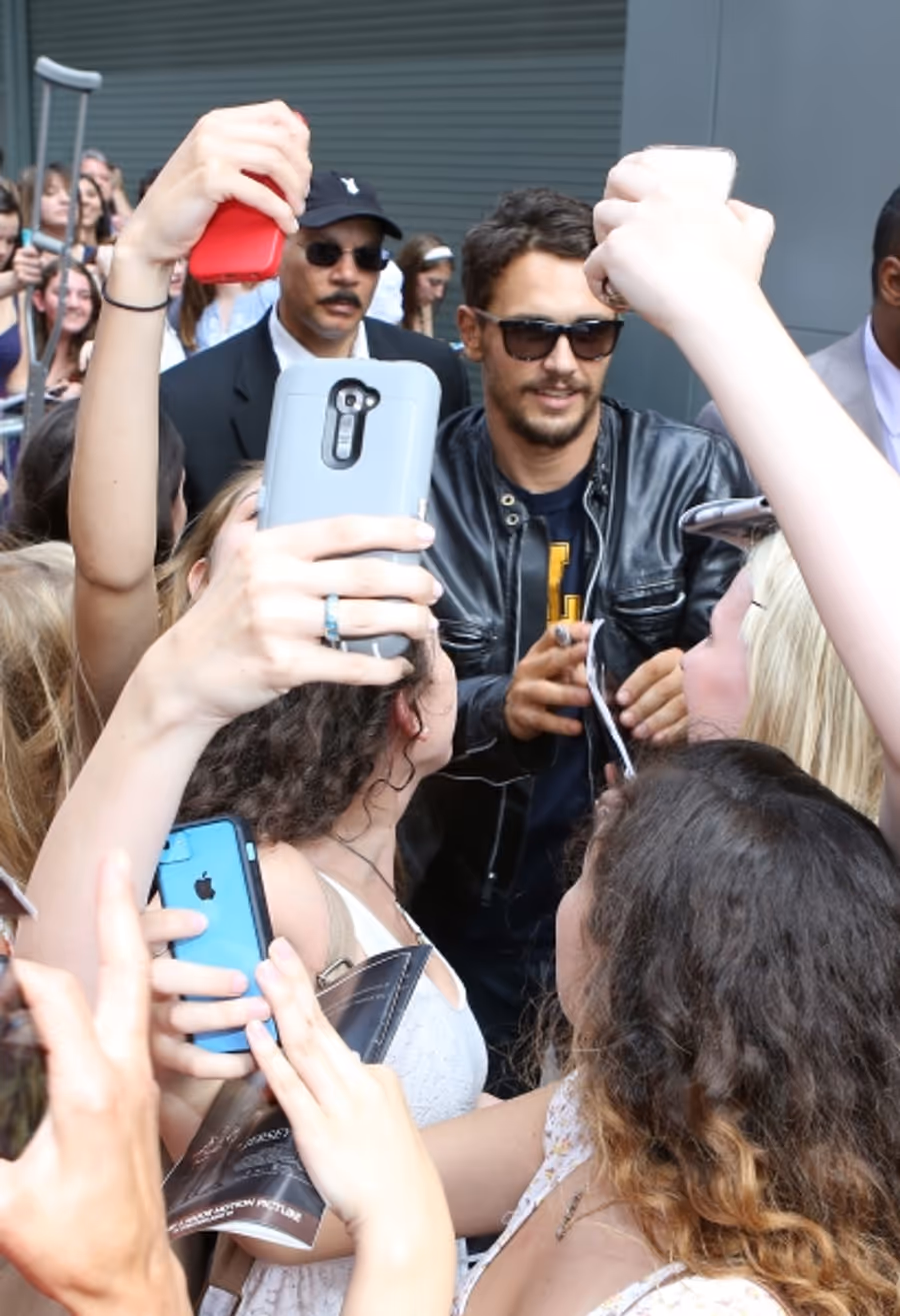 Photo Coverage: James Franco Greets Fans at OF MICE AND MEN Stage Door Image