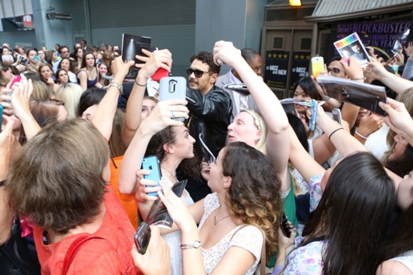 Photo Coverage: James Franco Greets Fans at OF MICE AND MEN Stage Door  Image
