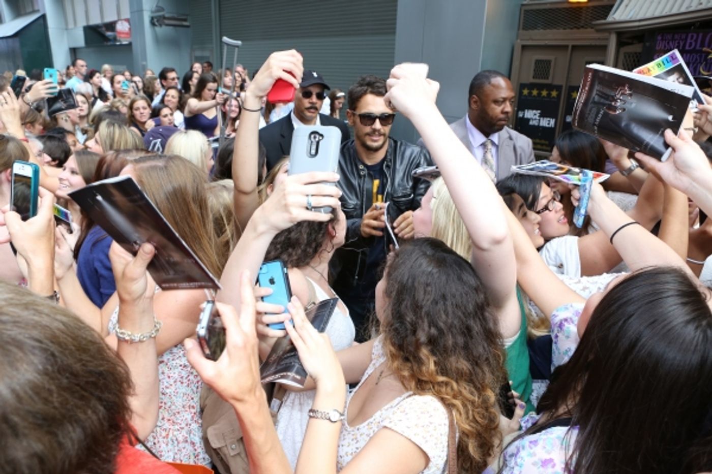 Photo Coverage: James Franco Greets Fans at OF MICE AND MEN Stage Door  Image