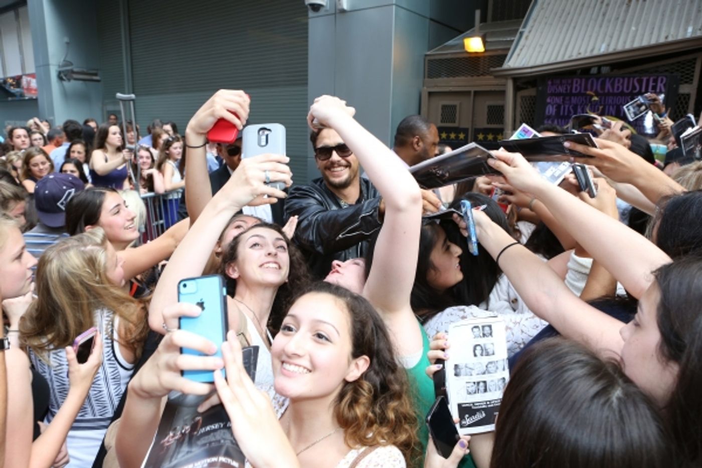 Photo Coverage: James Franco Greets Fans at OF MICE AND MEN Stage Door  Image