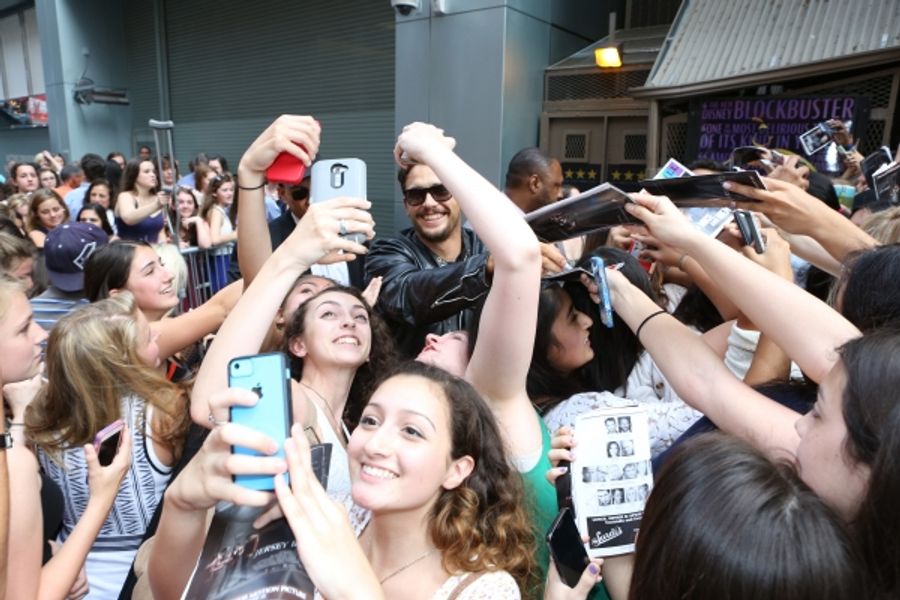 Photo Coverage: James Franco Greets Fans at OF MICE AND MEN Stage Door Image