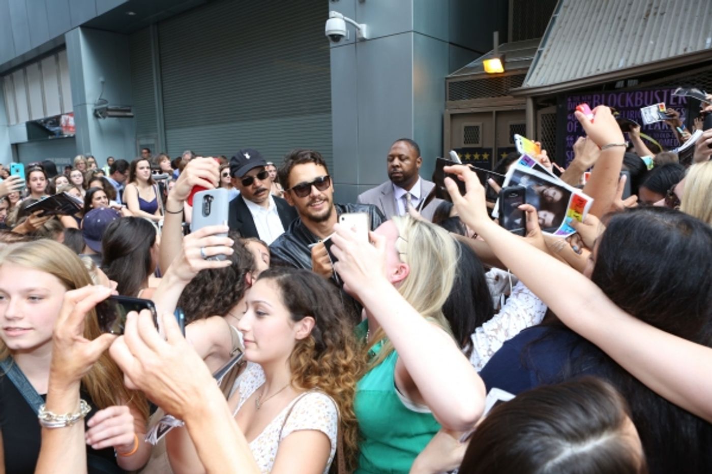 Photo Coverage: James Franco Greets Fans at OF MICE AND MEN Stage Door  Image