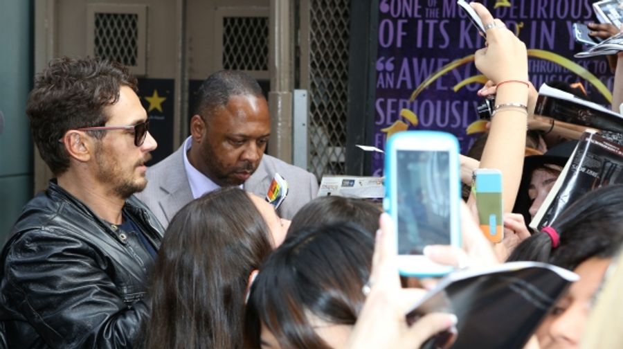 Photo Coverage: James Franco Greets Fans at OF MICE AND MEN Stage Door Image