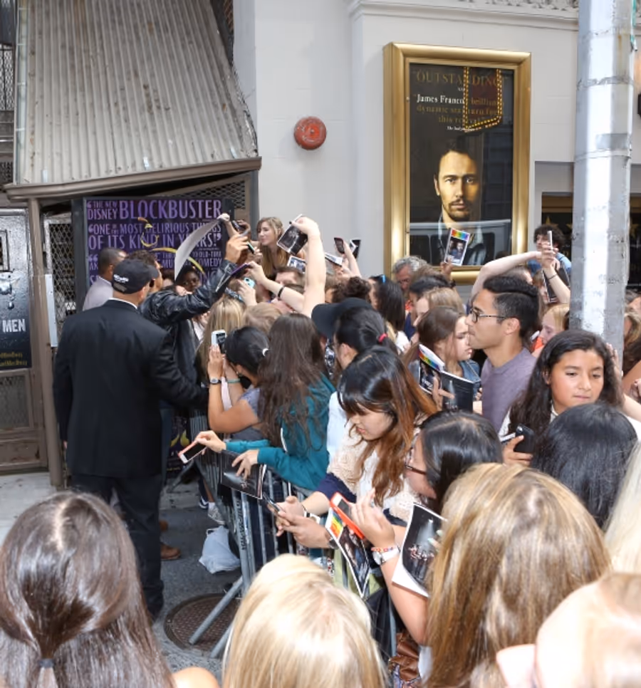 Photo Coverage: James Franco Greets Fans at OF MICE AND MEN Stage Door Image