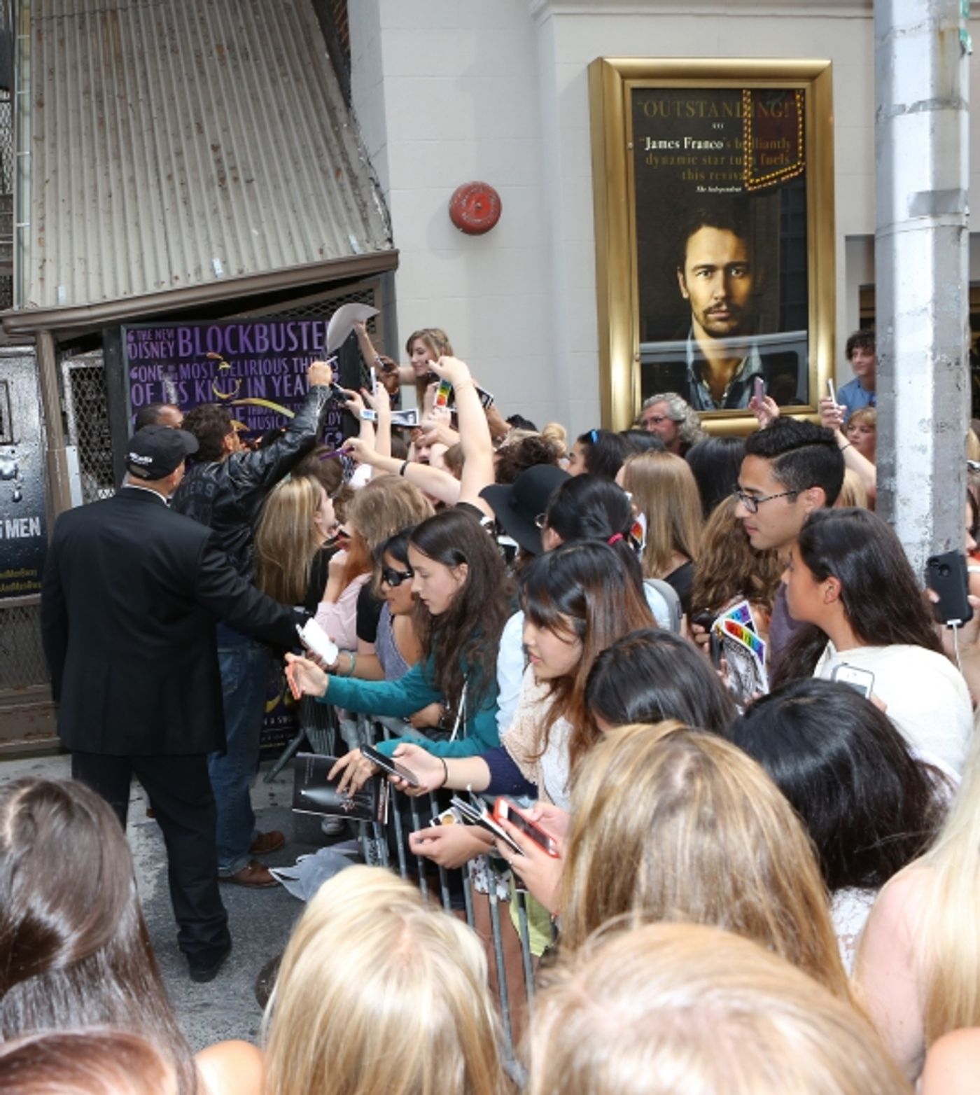 Photo Coverage: James Franco Greets Fans at OF MICE AND MEN Stage Door  Image