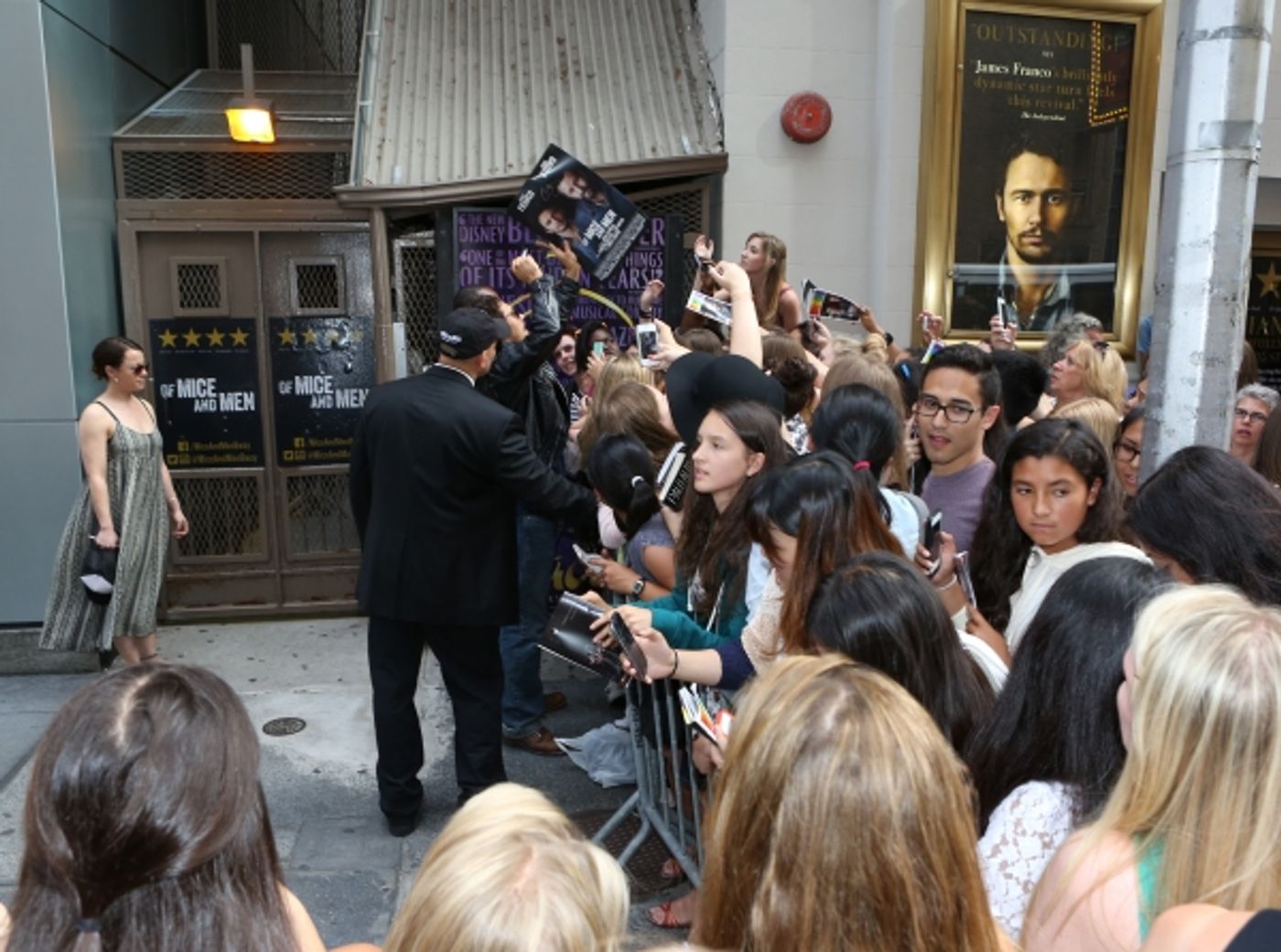 Photo Coverage: James Franco Greets Fans at OF MICE AND MEN Stage Door  Image